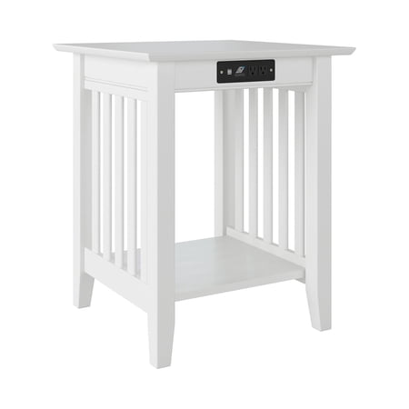UPC: 0782219212176 | Mission Printer Stand with Charger White