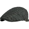 thumbnail image 3 of CoCopeaunts Newsboy Cap Breathable Straw Beret Hat Male Female Adjustable Flat Ivy Cap Vintage Artist Hat Berets for Men Women, 3 of 7