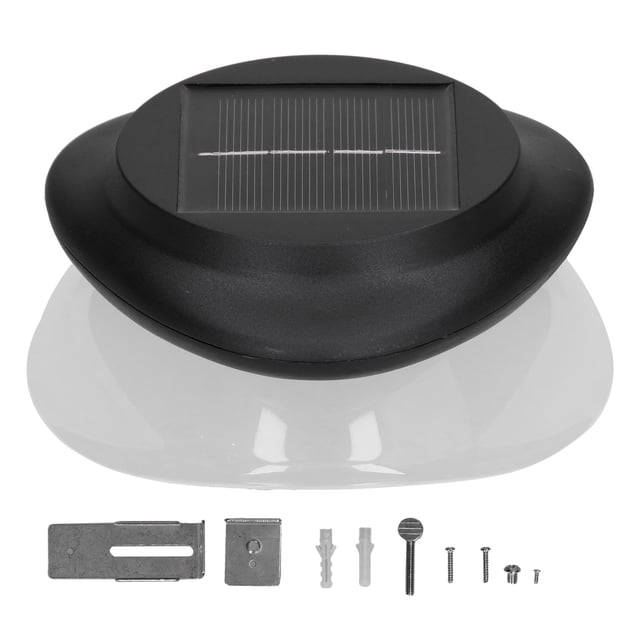 Luz LED para exteriores NikouMX Luz solar 9LED IP55 lámpara solar para cerca de Luz de patio