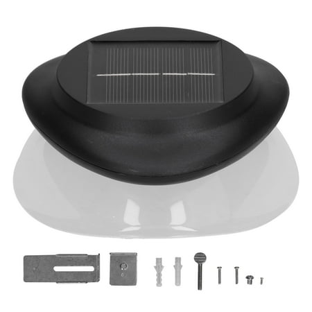 9LED Solar Light IP55 Waterproof 6500K White Light Solar Sensor Garden Lamp for Outdoor Fence and Garden Use