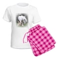 thumbnail image 5 of CafePress - All White Stallion Women's Light Pajamas - Women's Short Sleeve Print T-Shirt and Pants Light Cotton Pajama Set, 5 of 7