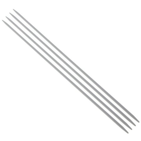 4 Pieces 20 cm Long Double Pointed Aluminium Sweater Knitting Needles 2.5 mm