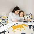 thumbnail image 5 of Castle Fairy Farm Horse Full Size Comforter Sets for Kids,Farmhouse Animal Bedding Sets, 5 of 8