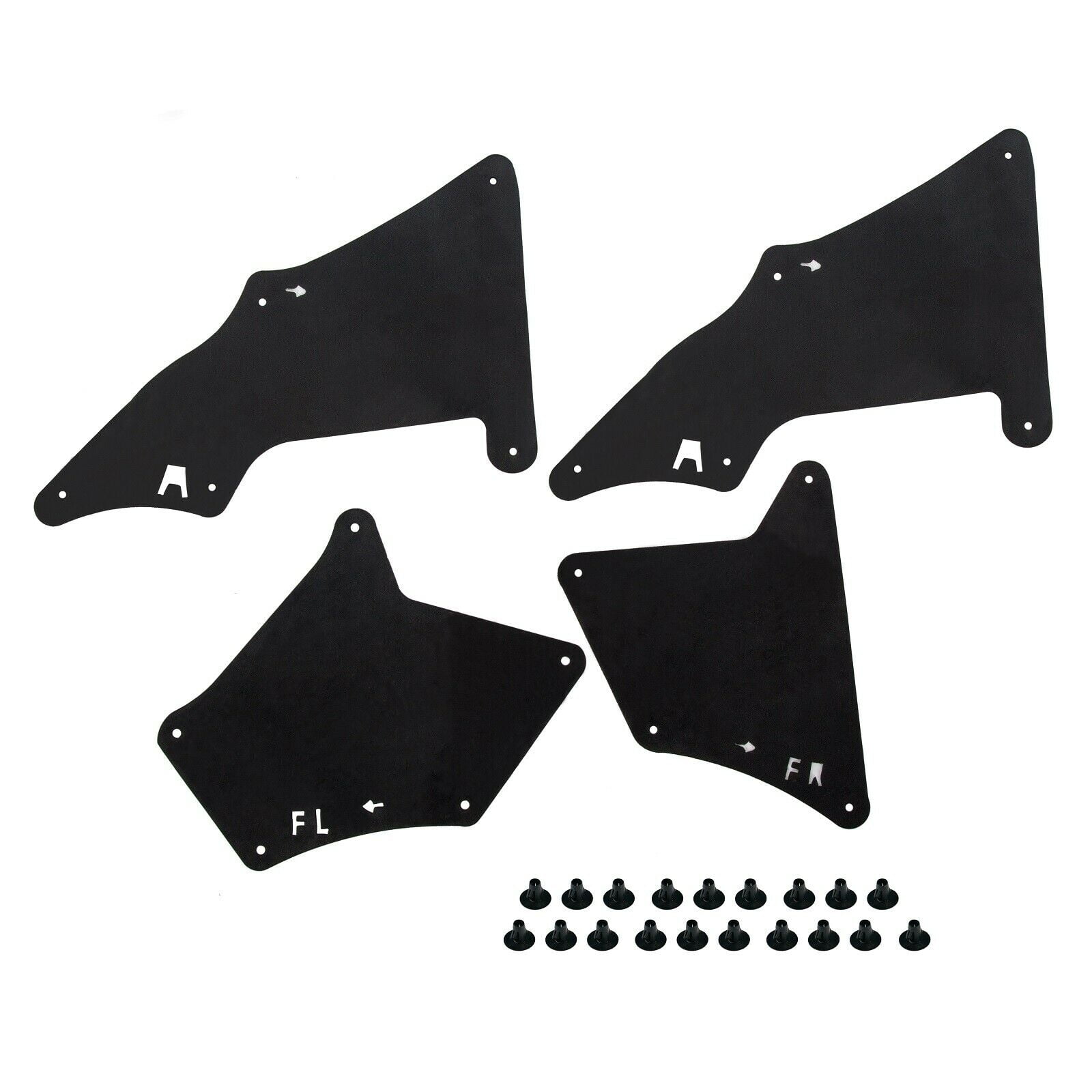 Fender Liner Guard Splash Seals Fender Liner Guard with Clips Set of 4 Fit for 20032009 Toyota