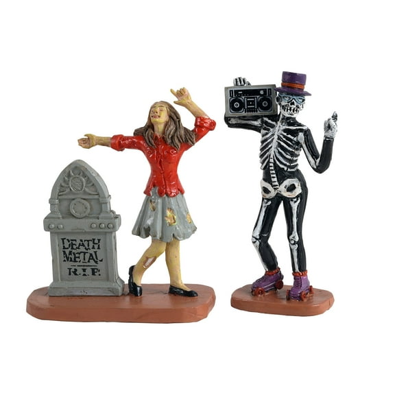 Lemax 12013 UNDEAD GROOVE Set of 2 Spooky Town Figurine Halloween Figure Home Decor Village