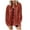 Wine, variant on Fesfesfes Cardigan for Women Solid Color Top Cardigan Outwear Suit Coat Long Sleeve Coat Sale Items