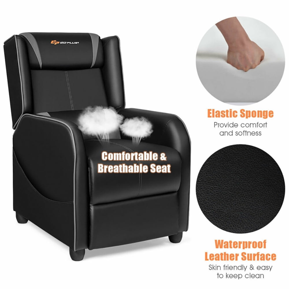 Finihen Massage Recliner Chair, Home Massage Gaming Recliner Chair, for Gaming Room, Home Theater, Gray Finihen Massage Recliner Chair, Home Massage Gaming Recliner Chair, for Gaming Room, Home Theater, Gray