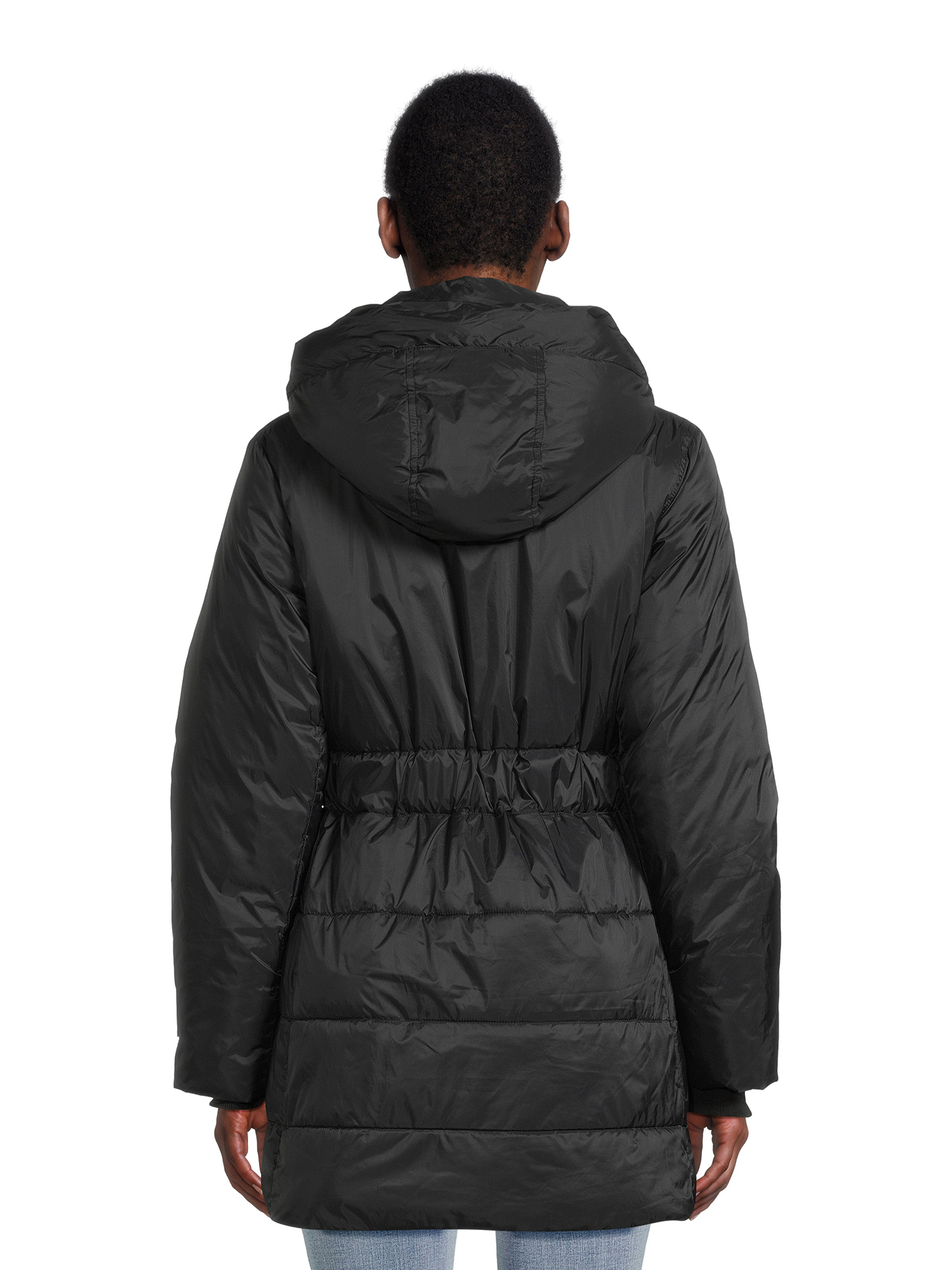 Swiss Tech Women’s Belted Heavyweight Puffer Jacket, Sizes XS-3X