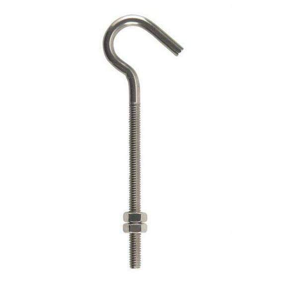 Hampton 02-3489-200 Clothesline Bolt Hook 0.312 x 7.25 in. - pack of 5