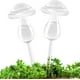thumbnail image 1 of Bolas de riego para plantas, bolas de autorriego, bombillas de riego de plantas de vidrio transparente soplado a mano para uso interior y exterior, 2 hongos, 1 of 5