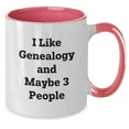 thumbnail image 2 of Funny Genealogy Gifts from Friends for Genealogy Lovers - Two Tone Coffee Mug for Christmas Unique Presents, 2 of 4