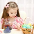 thumbnail image 4 of Apmemiss Clearance Easter Bunnies Rabbit Figurines Fairy Garden Accessories Bunnies Resin Easter Ornaments for Home Garden Bonsai Decoration Mini Rabbit Statue Figurines for Potted Plants, 4 of 6