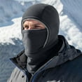thumbnail image 2 of 3-in-1 Balaclava Ski Mask, Winter Face Mask with Neck Gaiter, Windproof Thermal Hood, Cold Weather Face Cover, Skiing Snowboarding Mask, Cycling Outdoor Sports Mask - Dark Gray, 2 of 5
