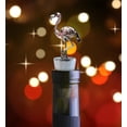 thumbnail image 5 of Cheers Flamingo Metal Wine Bottle Stopper - Elegant Vacuum Seal Reusable Flamingo Bird Wine Stopper with Airtight Leak Proof Bottle Topper, Unique Home Decor or Bar Tool Accessory Gift, 5 of 7