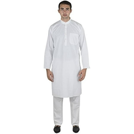 

Royal Kurta Men s White Pure Cotton Kurta Pyjama Set