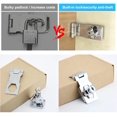 thumbnail image 2 of Cerrojo pequeño y cerradura de metal básico, hebilla de puerta, pestillo de puerta de seguridad, perilla, cerraduras de cobertizo para armarios, puerta de cajón de armario JFHHH pequeña, 2 of 5