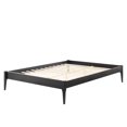 thumbnail image 3 of Platform Bed Frame, Full Size, Wood, Black, Modern Contemporary Urban Design, Bedroom Master Guest Suite, 3 of 7