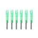 thumbnail image 3 of EeaseMX 12 flechas iluminadas con LED para caza con arco, colas luminosas, accesorios para arco, punta interna, compatible con eje de flecha de 6,2 mm (verde y azul), 3 of 7