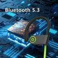 thumbnail image 5 of Open Ear AC210 Headphones, Bluetooth 5.4 Earphones Stereo Sound, Wireless Headphones 30 Hours Playback, Type-C Charging, HD Clear Calls, Touch Control, IPX5 Waterproof Open Ear Earbuds,Green, 5 of 7
