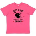 thumbnail image 3 of Inktastic Future Drummer Kid Loves Drums Youth T-Shirt, 3 of 5