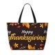 thumbnail image 2 of Fotbe Happy Thanksgiving 1 Bolsa de Viaje para Playa - Resistente al Agua, Bolsa Tote de Gran Capacidad y Ligera con 7 Bolsillos para Mujeres y Hombres, 2 of 7