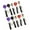 Mixed color, variant on 10Pcs Badge Reel Pen Holder with Pocket Clip Retractable Pencil Holder for Lanyard Badge Reel Pen Holder with Belt Clip