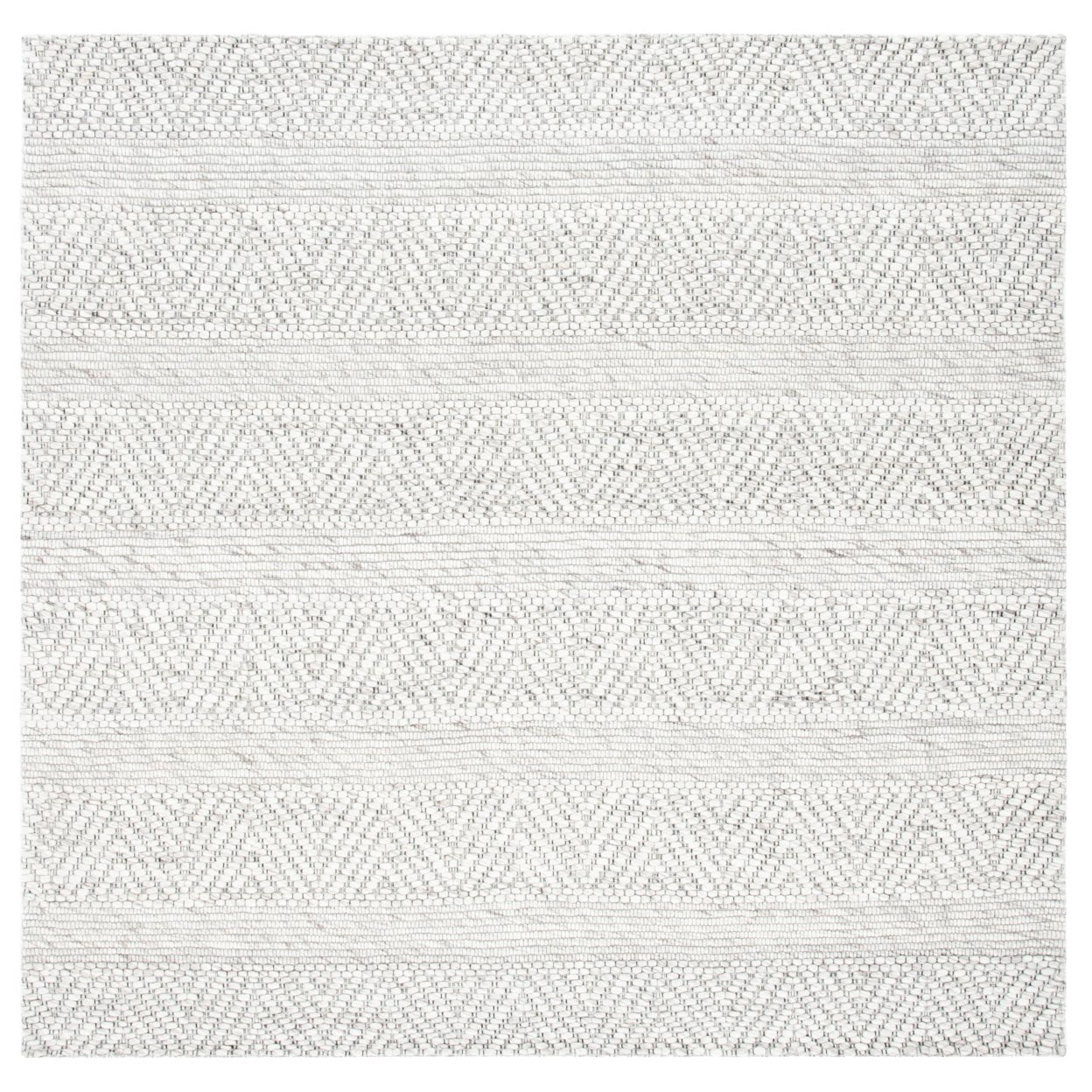 SAFAVIEH Marbella Keeleigh Diamond Area Rug, Beige/Light Grey, 7' x 7' Square