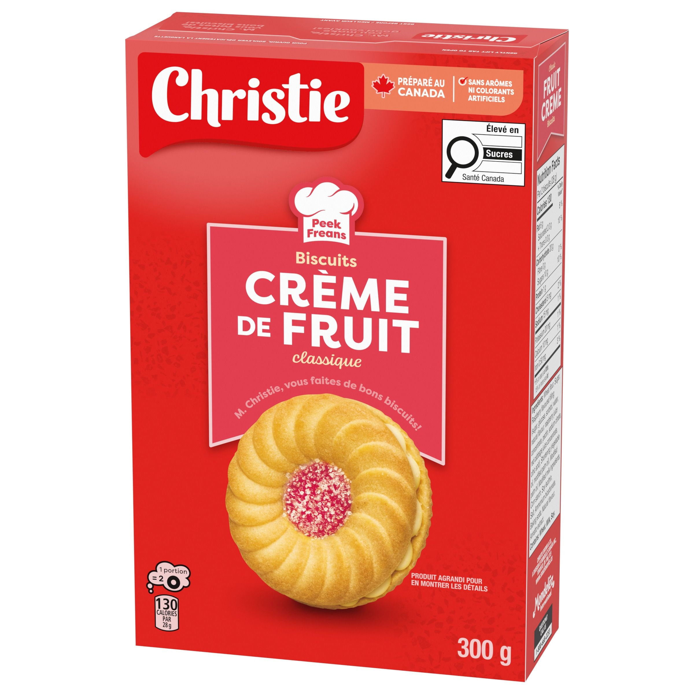 Biscuits crème de fruit de Peek Freans
