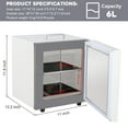 thumbnail image 3 of BeesClover Digital Lab Incubator with PID Control, 5 to 65°c Tabletop Incubator for Microbiology, Seed Germination, Egg Hatching, Medical Science, 3 of 8