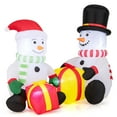 thumbnail image 1 of Costway 5FT Christmas Inflatables with Gift Boxes 4 Bright LED Lights for for Party, 1 of 10