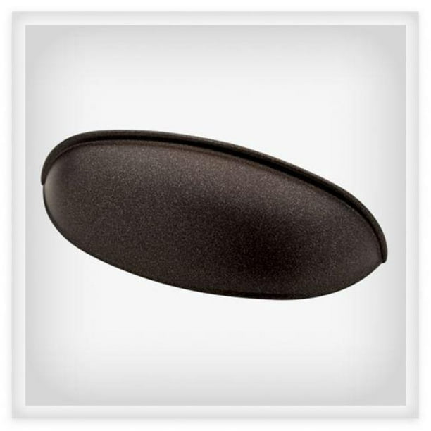 Brainerd Rounded Square 3-in Center to Center Matte Black
