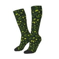 thumbnail image 2 of Balery Green Branch Olive Fun Novelty Socks Men'S Women'S Crew Socks Funny Crazy Novelty Socks Quirky And Cool Socks, 2 of 9