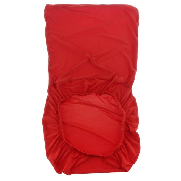 Funda de silla elástica, funda de silla elástica, funda de silla de comedor rojo