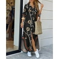 thumbnail image 1 of Robe d'Été pour Femmes Printemps/été Mode Sexy Chemise Maxi Robe Femmes, 1 of 4