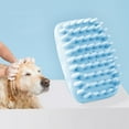 thumbnail image 4 of Cepillo de baño de gel de sílice para mascotas, herramienta mágica de fregado azul, 4 of 6