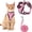 Pink-M, variant on Cat Harness and Leash, Reflective Cat Harness Escape Proof for Walking, Adjustable Harness and Leash Set, Easy Control Breathable Cat Vest Soft Mesh Harness for All Types of Cats,Black-M