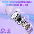 thumbnail image 2 of VEATOOL K520 Auriculares Inalámbricos Intrauditivos, Bluetooth 5.3, Diseño con Cordón Portátil, Perfil Doble en Forma de Corazón, 2 of 8