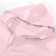 thumbnail image 5 of Vibrex Summer Solid Color Casual Mesh Sun Protection Jacket For Boys And Girls Thin Jacket Long-Sleeved Hooded Top Suitable For Travel, Vacation, Summer Outdoor Activities_Pink_6-7 Years, 5 of 8
