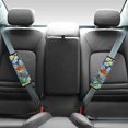 thumbnail image 2 of Chririnla Car Seat Belt Pads Interior Decor Seat Belt Shoulder Pad Polyester Easy Magic Tape, Suitable for Sedans SUV, Artistic Octopus Underwater Painting Print, 2 of 8