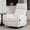 Beige, variant on Rocker Recliner with Heat and Massage, LEGAHOME Velvet Upholstered 360° Swivel Rocking Recliner, Small Rocker Recliner with Side Pockets for Small Space, Manual Rocking Chair for Nursery, Beige