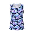 thumbnail image 4 of Lsque flower Skull star Printed Workout Tank Tops for Women, Athletic Sports Tank Tops, Compression Sleeveless Dry Fit Shirts,Sleeveless Yoga Shirt-XX-Large, 4 of 9