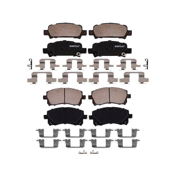 Brake Pad Set - Compatible with 2000 - 2002 Subaru Outback 2001