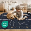 thumbnail image 4 of ODIKA Playroom Educational Featuring Stars Planets Spacecraft Science for King Size Bedroom, Master Suite, Under Bed, Foldable Easy Care, 4 of 7