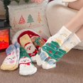 thumbnail image 7 of CPNG Fuzzy Socks for Kid, Cozy Socks Santa Plush Sleep Cozy Winter Soft Warm Fleece Fluffy Stockings Warm Fluffy Winter Slipper Christmas Sock Home Sleeping Sock, 7 of 7