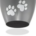 thumbnail image 6 of Reminded Pet Cremation Urns for Dog and Cat Ashes, Brass Memorial Paw Print Urn - Medium Up to 70 Pounds Gray, 6 of 7