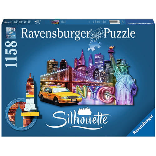 Ravensburger Silhouette Puzzles NYC New York City 1158 pieces New 