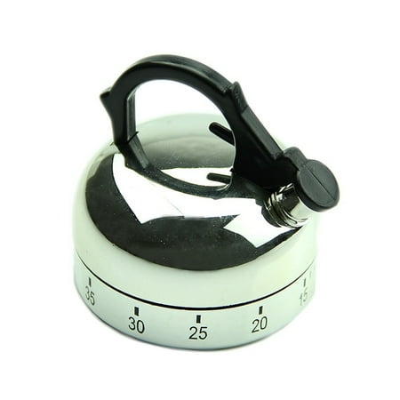 

60 Minute Counting Teapot Shaped Kitchen Cooking Alarm Clock Timer Mechanical