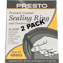 2 Pk, Presto Pressure Cooker Sealing Ring 09985