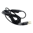 thumbnail image 1 of Cable de sonido de repuesto shamjiam compatible con auriculares para juegos Astro A10 A40 A30 A50 con conector de 3.5 mm negro Control del volumen, 1 of 5