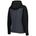 thumbnail image 3 of Women's Antigua Black/Gray San Jose Sharks Protect Full-Zip Jacket, 3 of 4